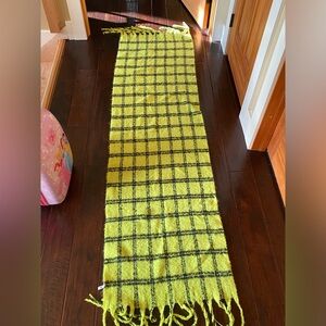 Ardene yellow /Green and black scarf